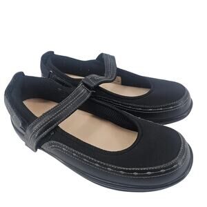 Orthofeet 877 Women's Comfort Diabetic Therapeutic Extra Depth Shoe Black 8 Wide